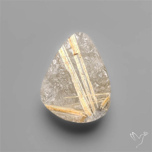 Raw Face Golden Rutilated Quartz
