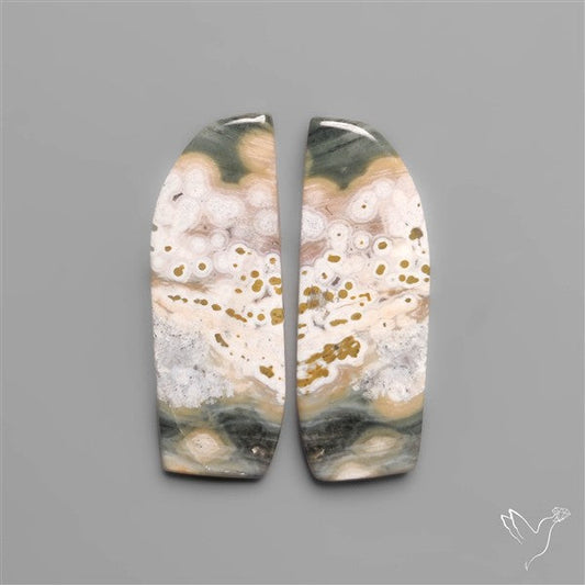 Orbicular Ocean Jaspers Pair
