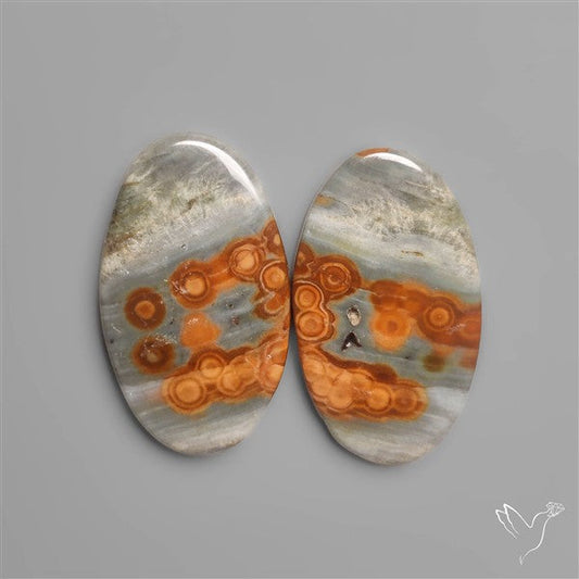 Orbicular Ocean Jaspers Pair