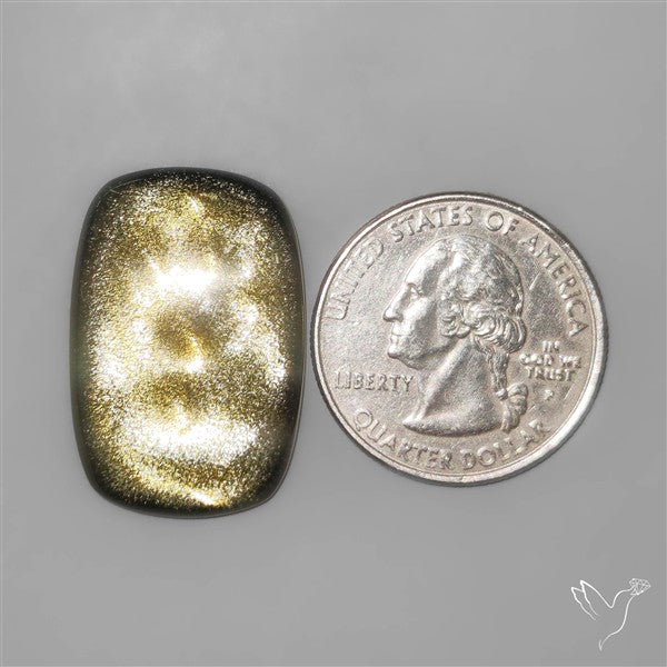 Goldsheen Obsidian Cabochon