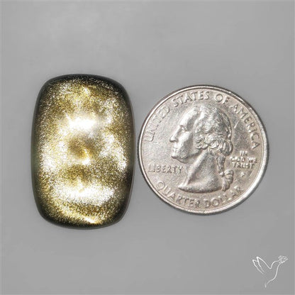 Goldsheen Obsidian Cabochon