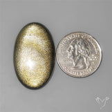 Goldsheen Obsidian Cabochon