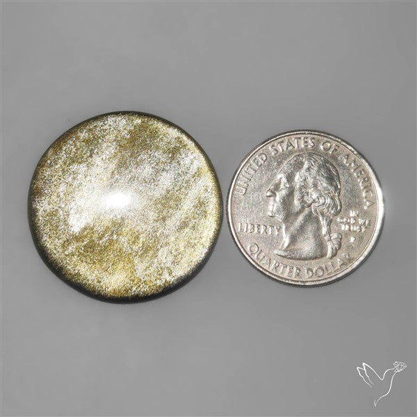 Goldsheen Obsidian Cabochon