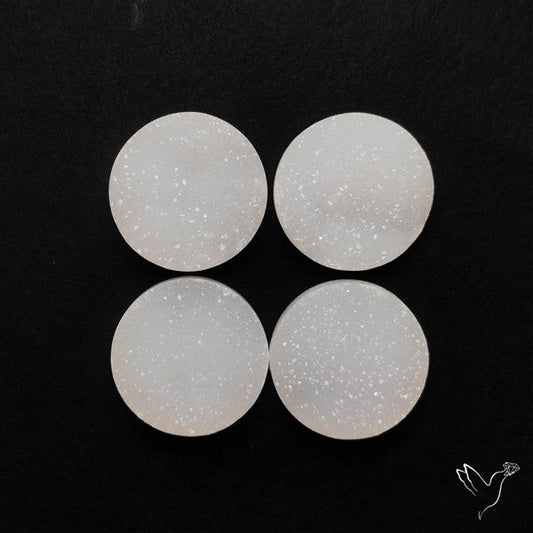 Agate Druzy Rounds Lot