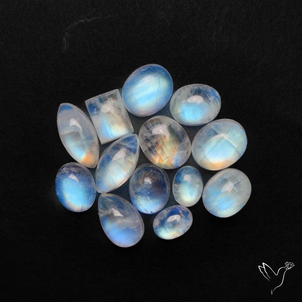 Rainbow Moonstones Lot