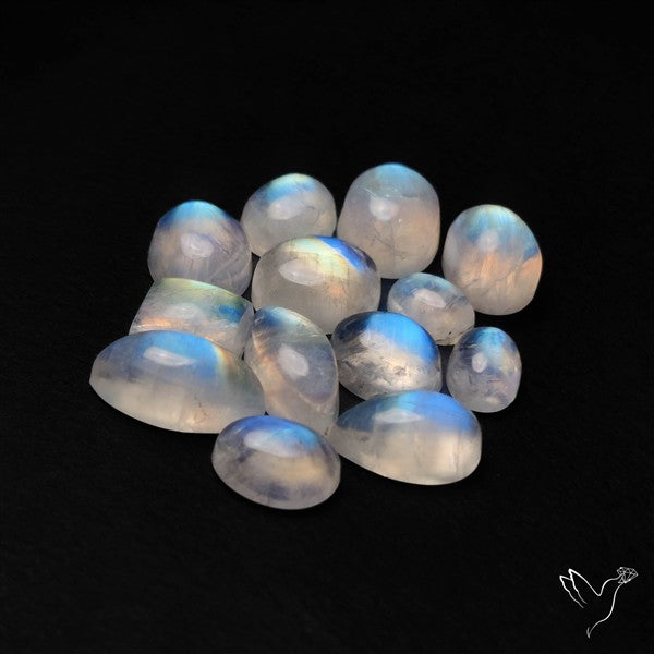 Rainbow Moonstones Lot