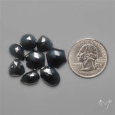 Rose Cut Black Spinels Lot