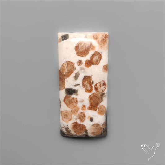 Garnet In Limestone Cabochon
