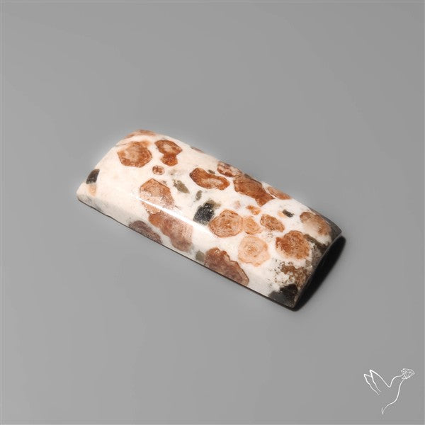 Garnet In Limestone Cabochon