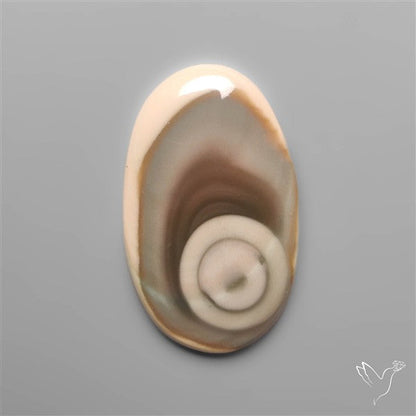 Royal Imperial Jasper Cabochon with Spiral Eye pattern