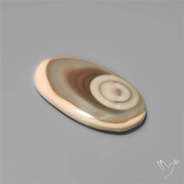 Royal Imperial Jasper Cabochon with Spiral Eye pattern