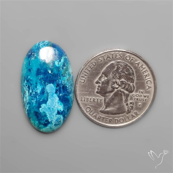 Chrysocolla Azurite Shattuckite Cabochon