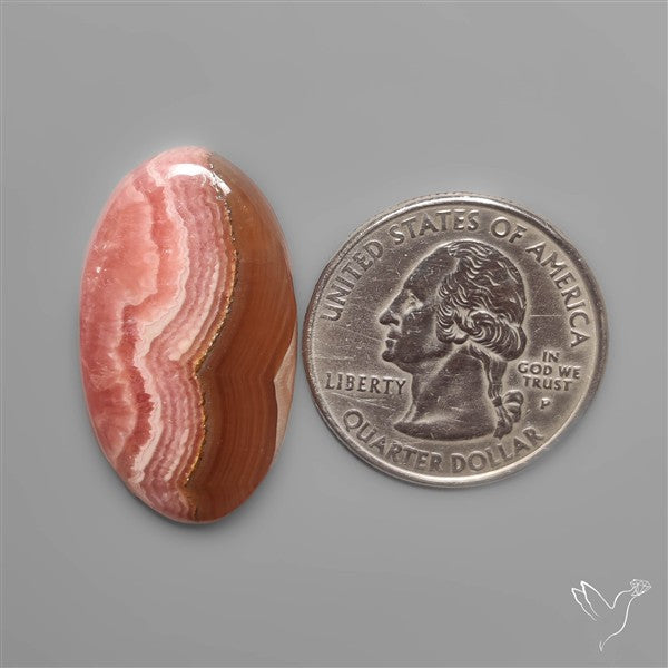 Honey Rhodochrosite Cabochon