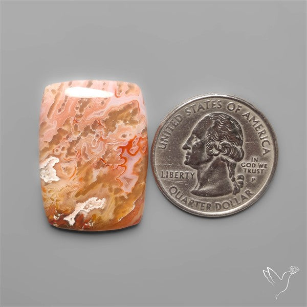 Rare Smugglers Cove Moss Agate Cabochon from Utah