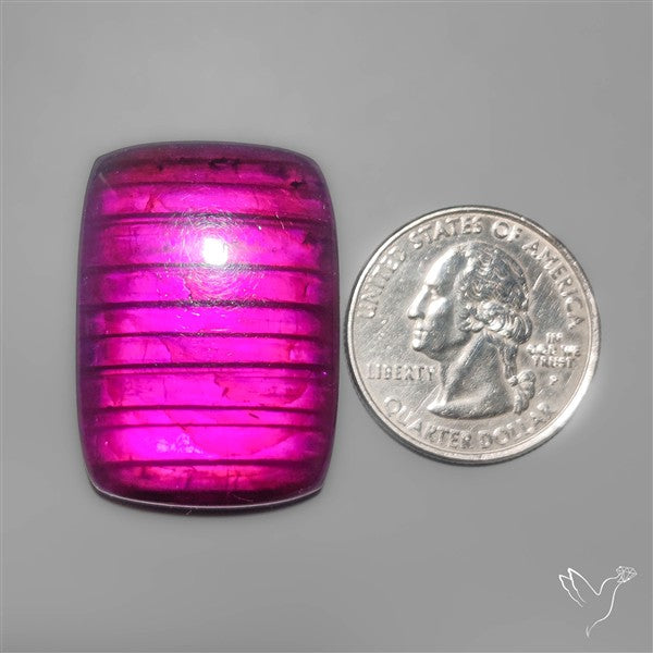 Treated Purple Labradorite Cabochon