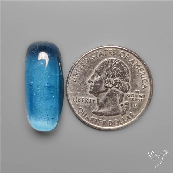 Aquamarine Cabochon High Grade Gemmy