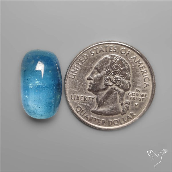Aquamarine Cabochon High Grade Gemmy