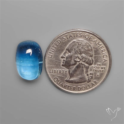 Aquamarine Cabochon High Grade Gemmy