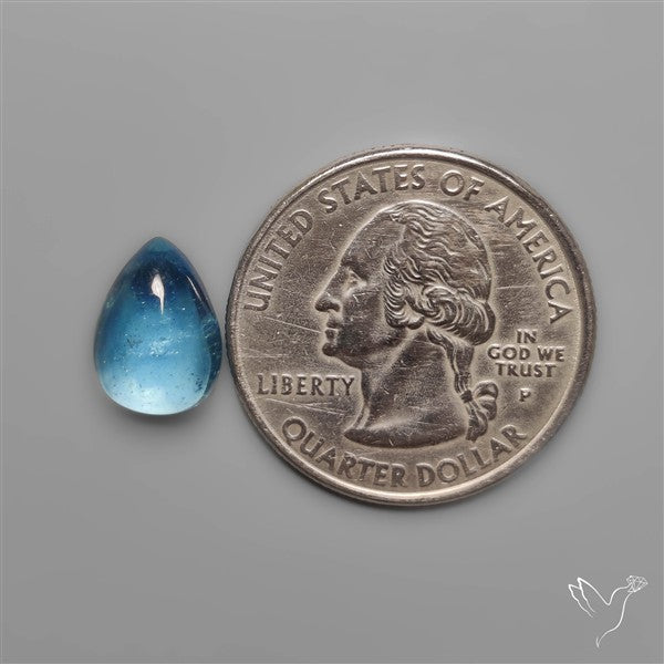 Aquamarine Cabochon High Grade Gemmy