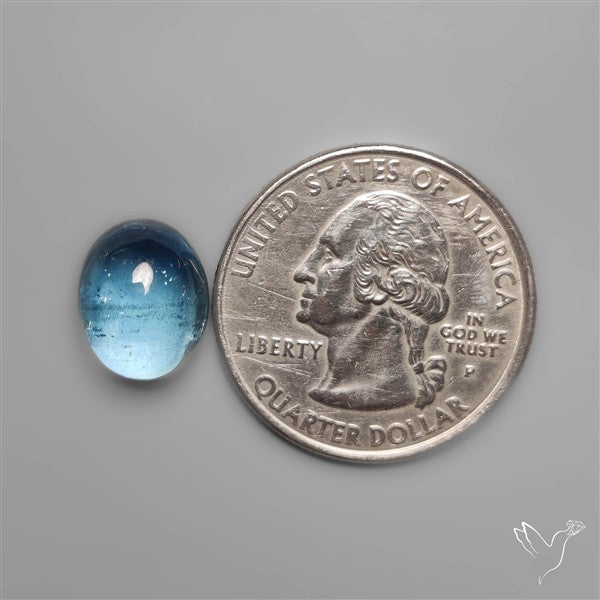 Aquamarine Cabochon High Grade Gemmy