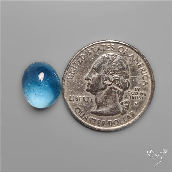 Aquamarine Cabochon High Grade Gemmy