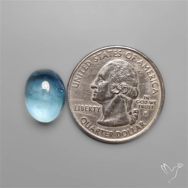 Aquamarine Cabochon High Grade Gemmy
