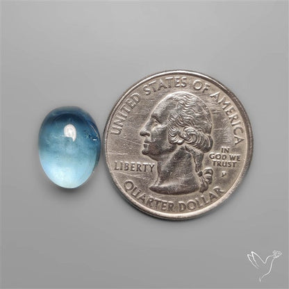 Aquamarine Cabochon High Grade Gemmy