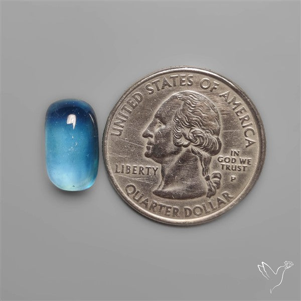 Aquamarine Cabochon High Grade Gemmy