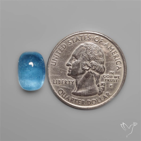 Aquamarine Cabochon High Grade Gemmy