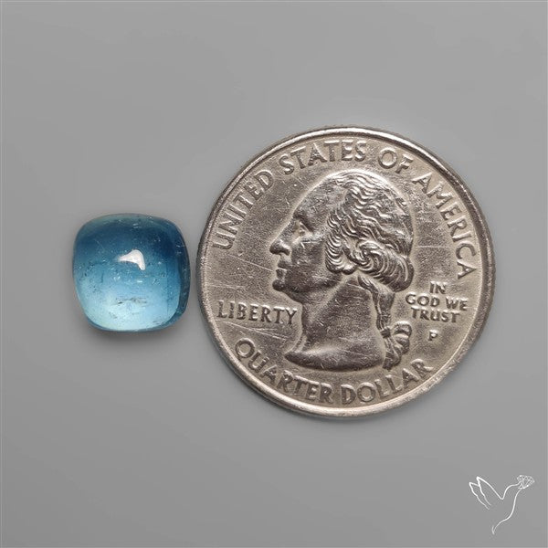 Aquamarine Cabochon High Grade Gemmy