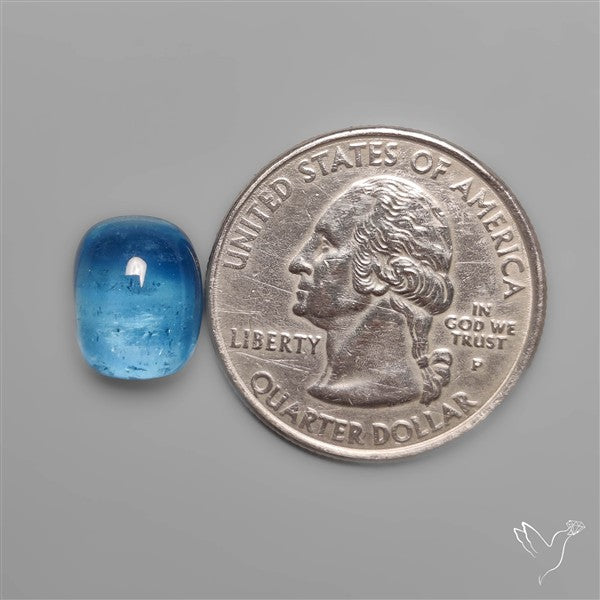 Aquamarine Cabochon High Grade Gemmy