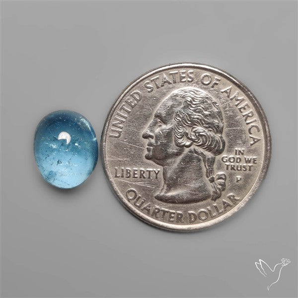 Aquamarine Cabochon High Grade Gemmy