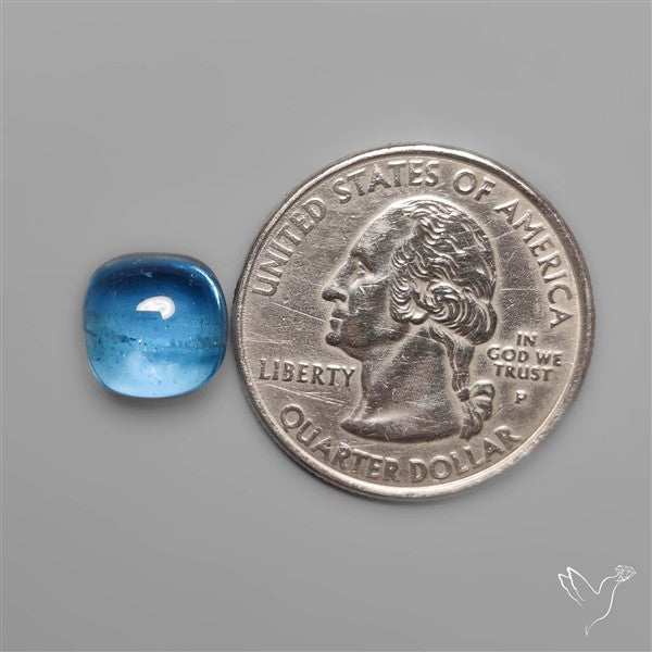 Aquamarine Cabochon High Grade Gemmy