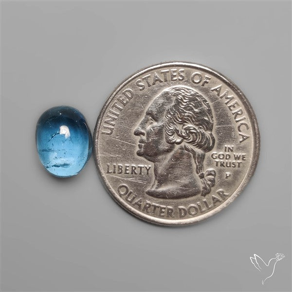 Aquamarine Cabochon High Grade Gemmy
