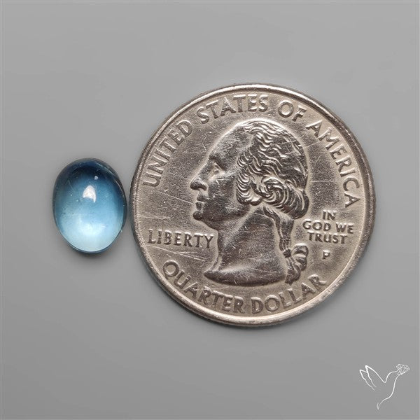 Aquamarine Cabochon High Grade Gemmy