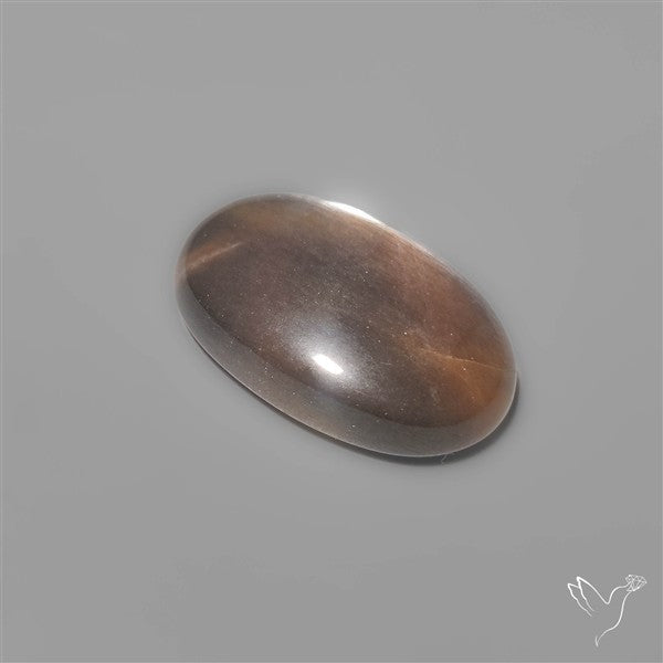 Dark Black Moonstone Cabochon Healing Stone
