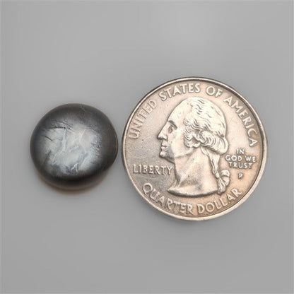 Dark Black Moonstone Cabochon Healing Stone