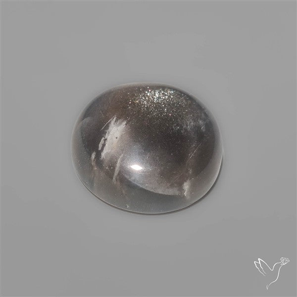 Dark Black Moonstone Cabochon Healing Stone