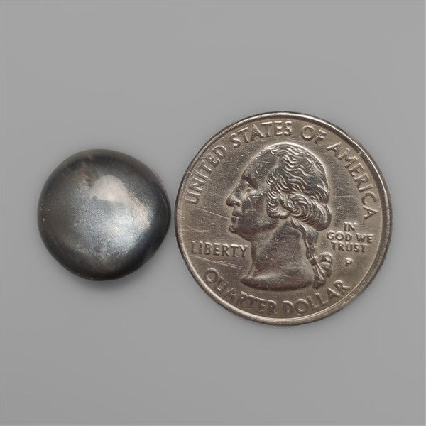 Dark Black Moonstone Cabochon Healing Stone