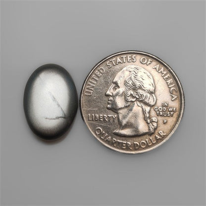 Dark Black Moonstone Cabochon Healing Stone