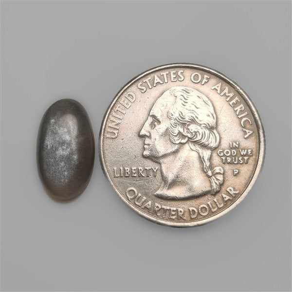 Dark Black Moonstone Cabochon Healing Stone