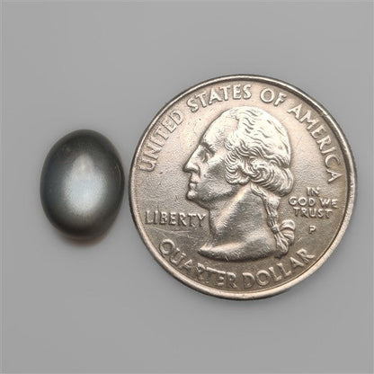 Dark Black Moonstone Cabochon Healing Stone