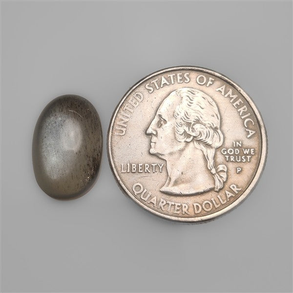 Dark Black Moonstone Cabochon Healing Stone