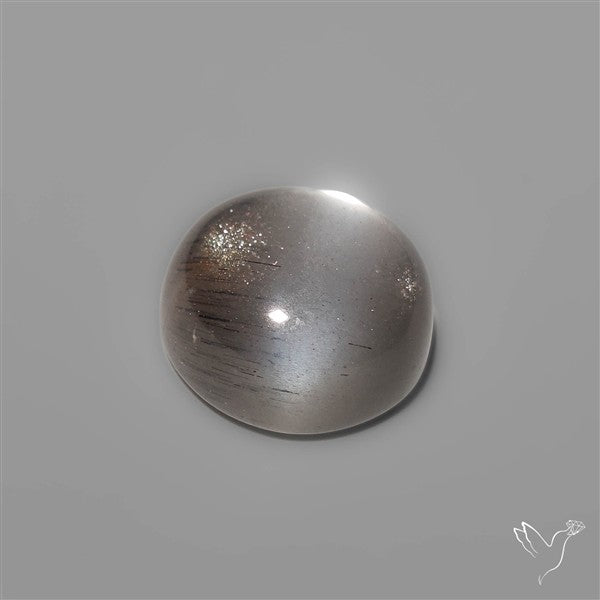 Dark Black Moonstone Cabochon Healing Stone