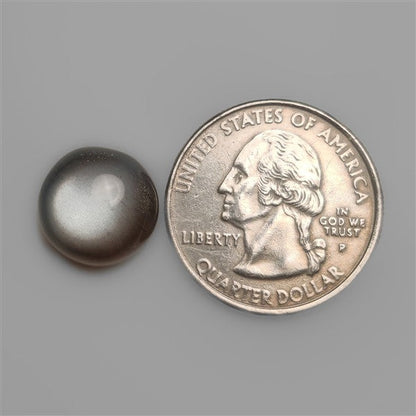 Dark Black Moonstone Cabochon Healing Stone
