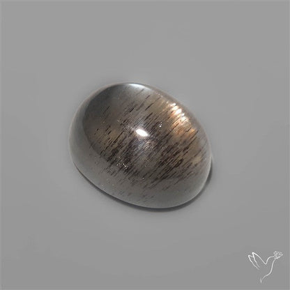 Dark Black Moonstone Cabochon Healing Stone