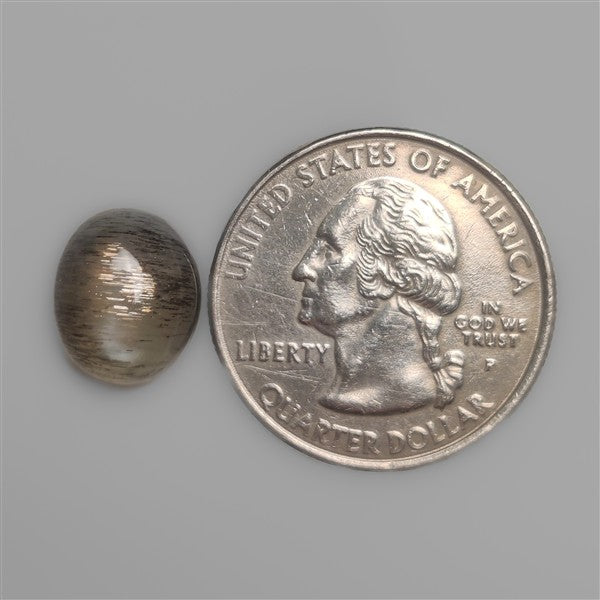 Dark Black Moonstone Cabochon Healing Stone