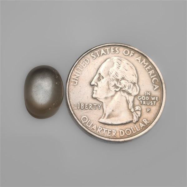 Dark Black Moonstone Cabochon Healing Stone
