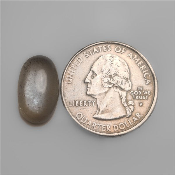 Dark Black Moonstone Cabochon Healing Stone