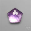 Honeycomb Cut Amethyst With Mother Of Pearl Doublet